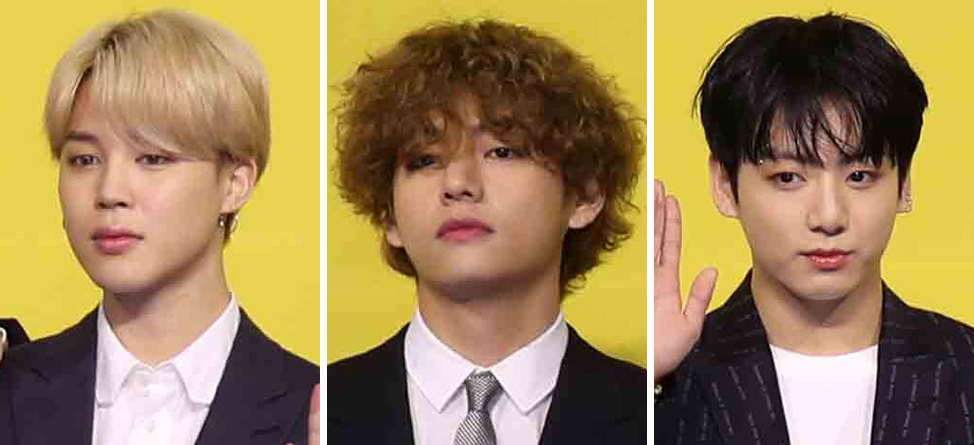 BTS 지민·뷔·정국, 한국의 30세 미만 부자 주주 상위 100인에 이름 올려