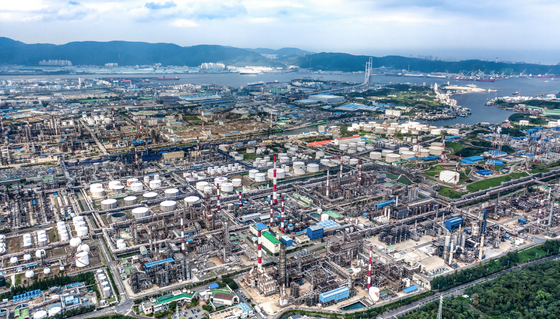 SK Innovation's oil refining complex in Ulsan [SK INNOVATION]
